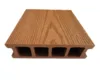 Square hollow WPC outdoor wood plastic composite decking/engineered wood flooring for park/swimming pool 140mm