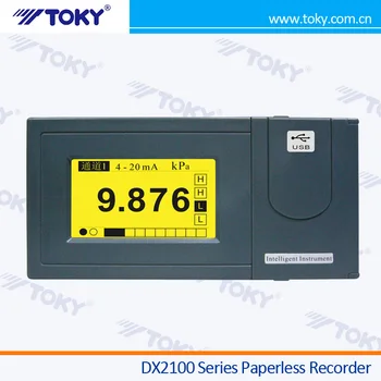 dx2100 chart recorder paperless recorder temperature recorder chart recorder