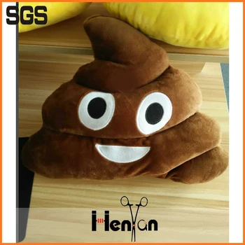 Wholesale Custom Sew Poop Shaped Plush Emoji Pillow Buy