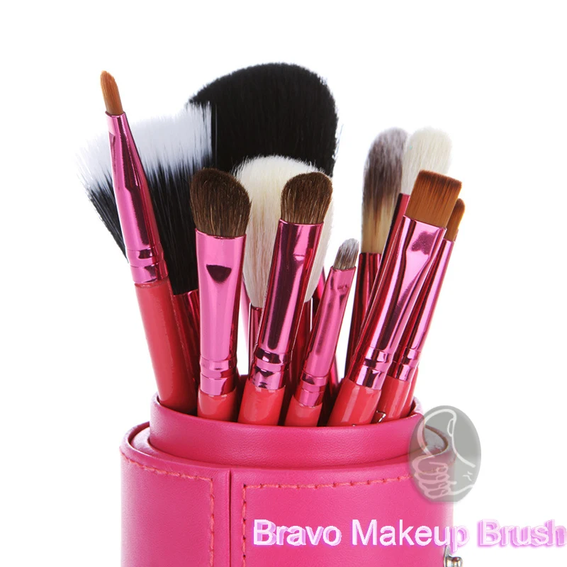 Free Sample Personalised 12 Piece Makeup Brush In A Cup,Beautiful