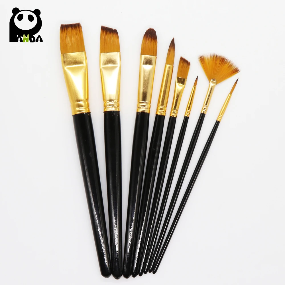 High Quality Artist Professional Paint Brush Set With 12 Brushes Canvas