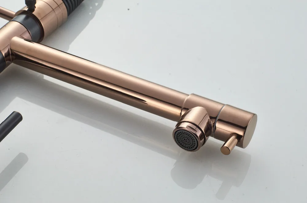 Luxury Rose Gold Orb Tap Watermark Pull Down Kitchen Faucet Buy