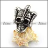New Arrival Silver Engraved Funny Clown Head Skull Ring with Jester hat