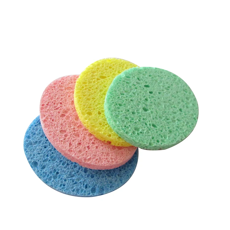 

Round Cellulose Cleaning Sponge Face Sponge, Customized