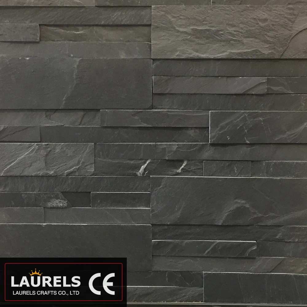 
Cheap and Hot Selling Chinese Black Blate Natural Stone Veneer 