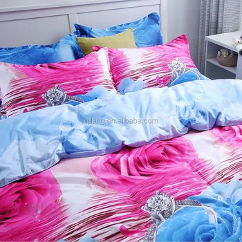 100 Cotton 3d Printed Hello Kitty Bedding Set 4 Pcs Bedding Set