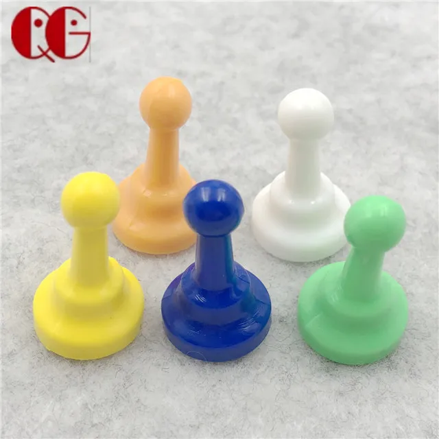 

Wholesale Colorful Plastic Board Game Small Chessman chess pieces, Custom color & less 10000 random