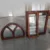 CSA/AAMA/NAMI Certification Aluminum Clad Solid Wood Window With Arched Top