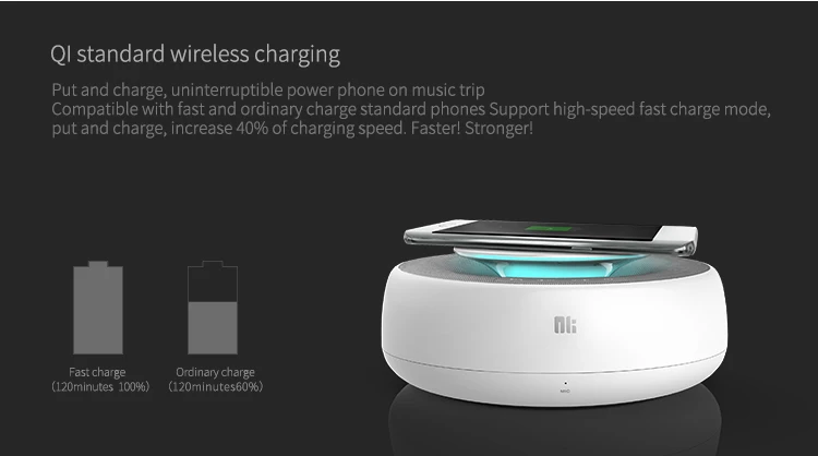 Nillkin Cozy MC2 Wireless Charging portable Bluetooth Speaker Support Quick Charge NFC - ANKUX.COM