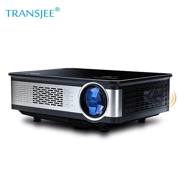 

Factory Wholesale High Cost- Effective Quality 4500 lumens 1080p Full HD 4K LED Multimedia Projector, Silver and black