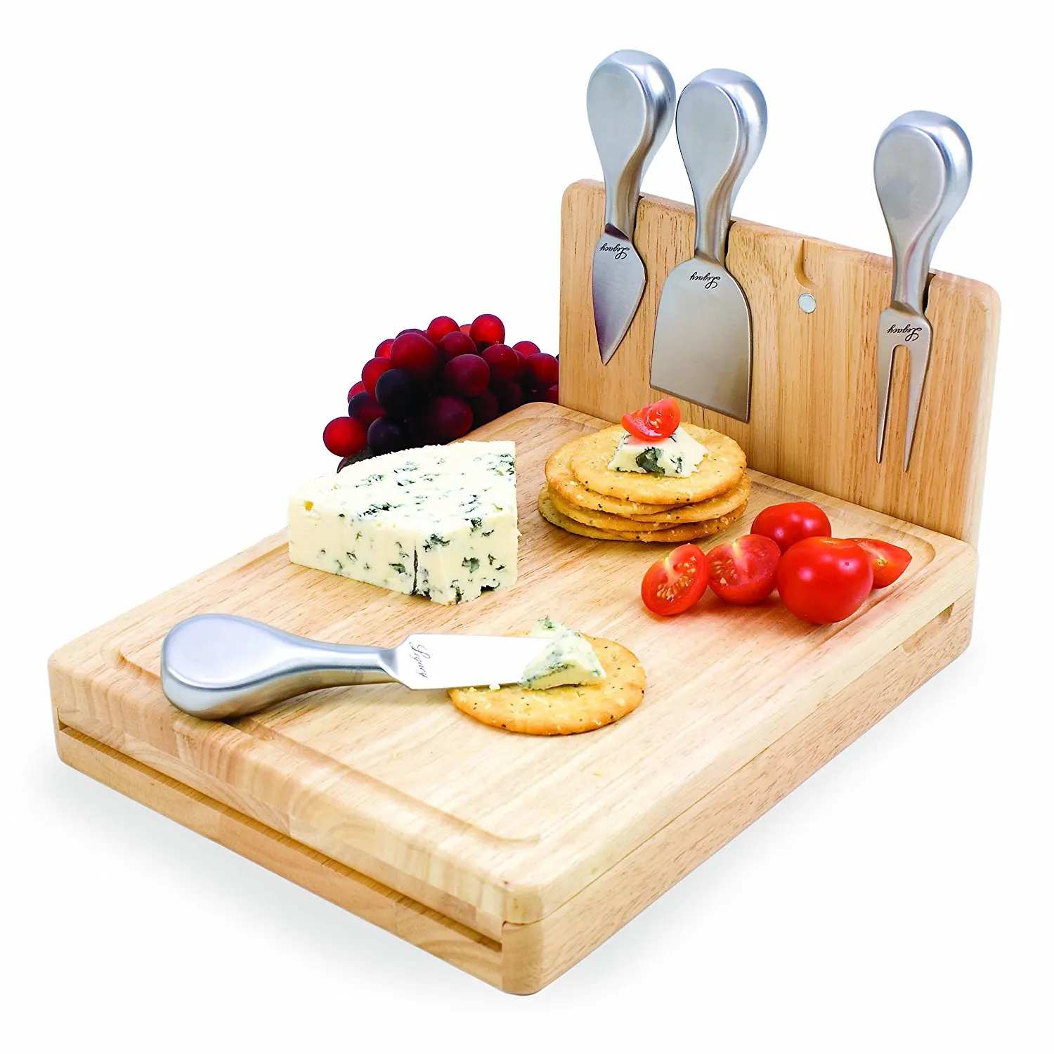 Rectangle Wooden Cheese Board With Special Design For Wholesale Cheese