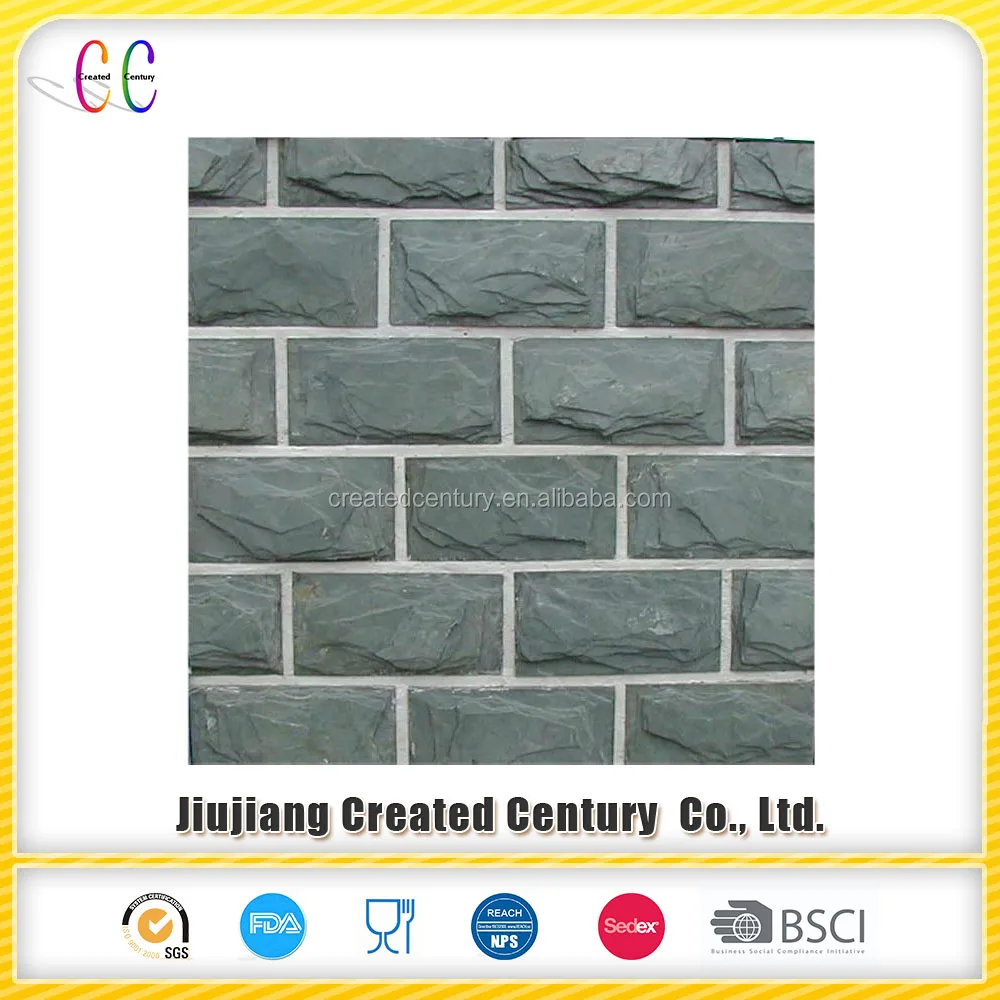 
Mushroom slate stone for wall 