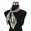 Hot selling sunlight sun face pattern printing scarf voile neck scarf