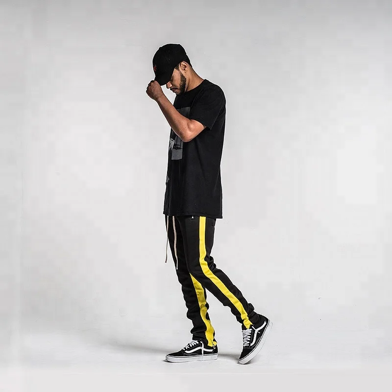 No MOQ Fashion Slim Fit Polyester Spandex Casual Sweatpants Mens Gym Joggers