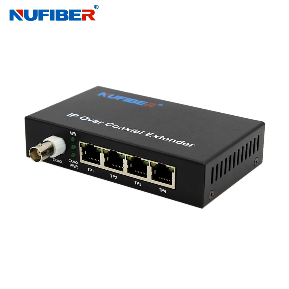 2x BNC Koax Zu RJ45 Adapterkonverter Ethernet Video Baluns Daten 