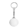Decoration Accessories Creative LED Night Light Key Holder Chain 3D Print Moon lamp Keychain 4cm