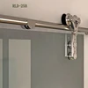 double roller stainless steel sliding glass door hardware top mounted barn hanger track