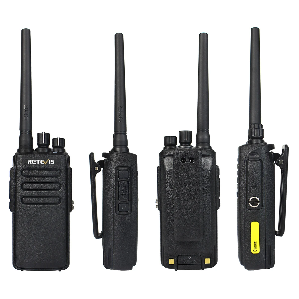 

Retevis RT81 IP67 Waterproof Digital/Analog DMR Walkie Talkie Encryption 10W UHF400-470 MHz 32Channel FM Two Way Radio For Sport