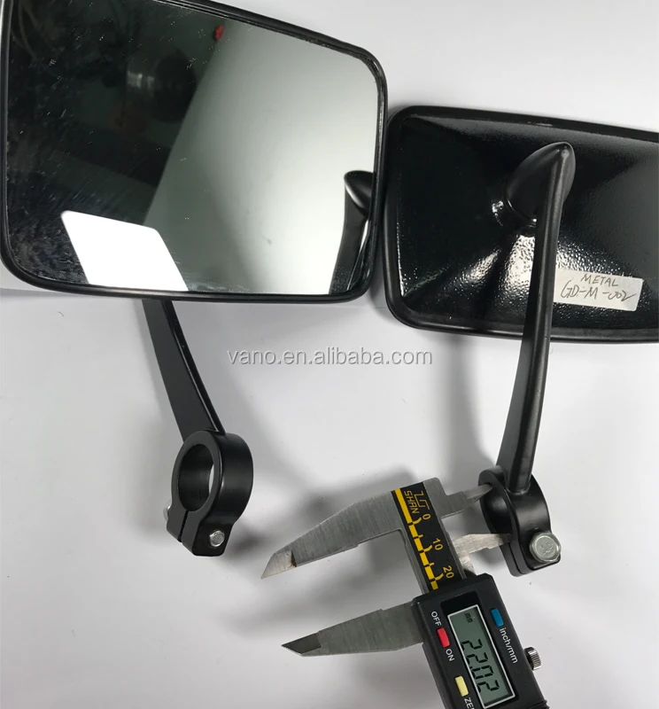 Motorcycle Plastic Black MZ SIMSON Rearview Rear Mirrors