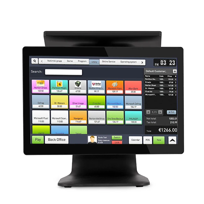 

15.6 inch cheap android payment touch screen pos system/cash register machine