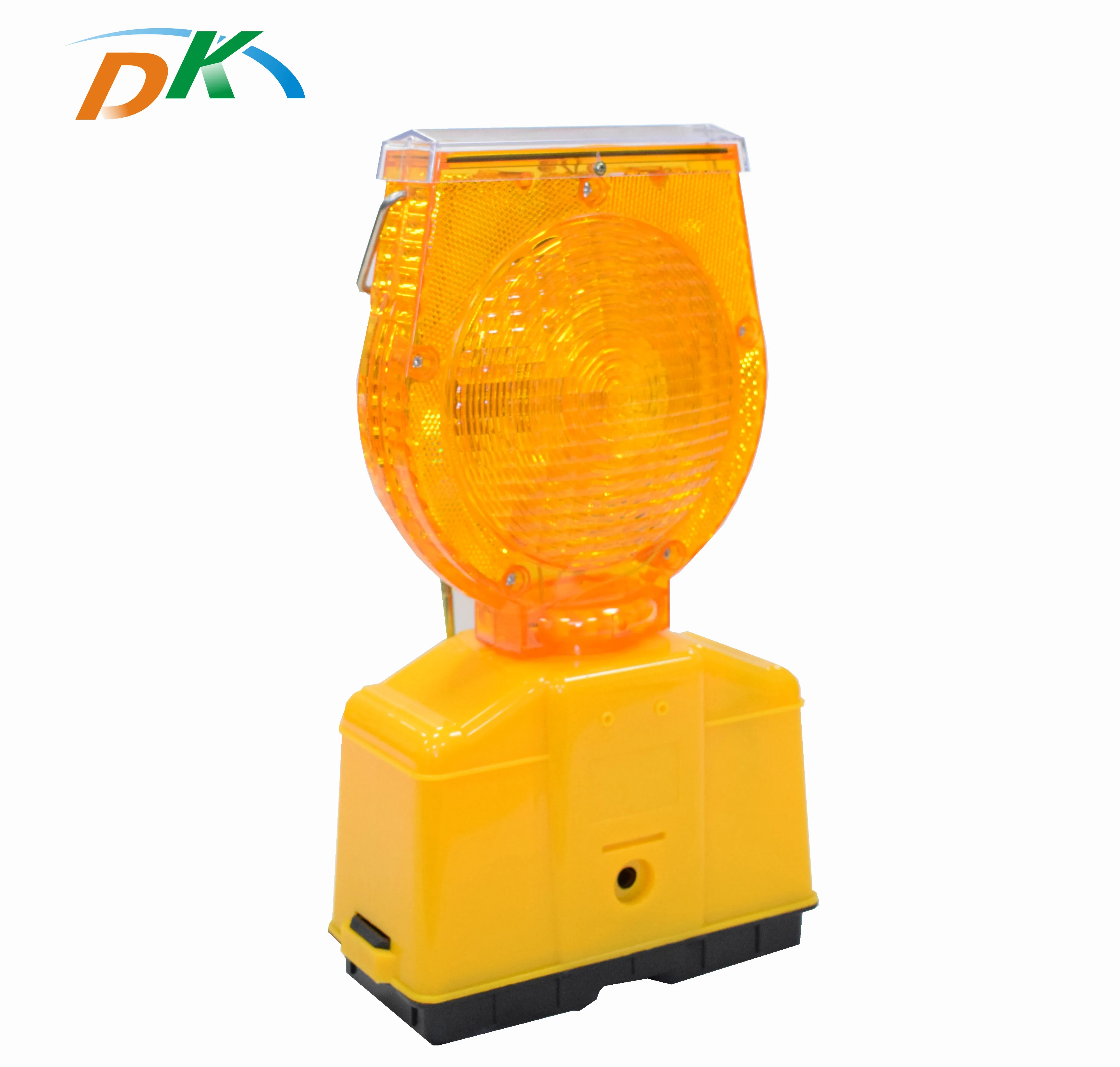 Led traffic safety solar powered barricade flashing warning light