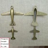 Ancient bronze alloy passenger airplane pendant jewelry