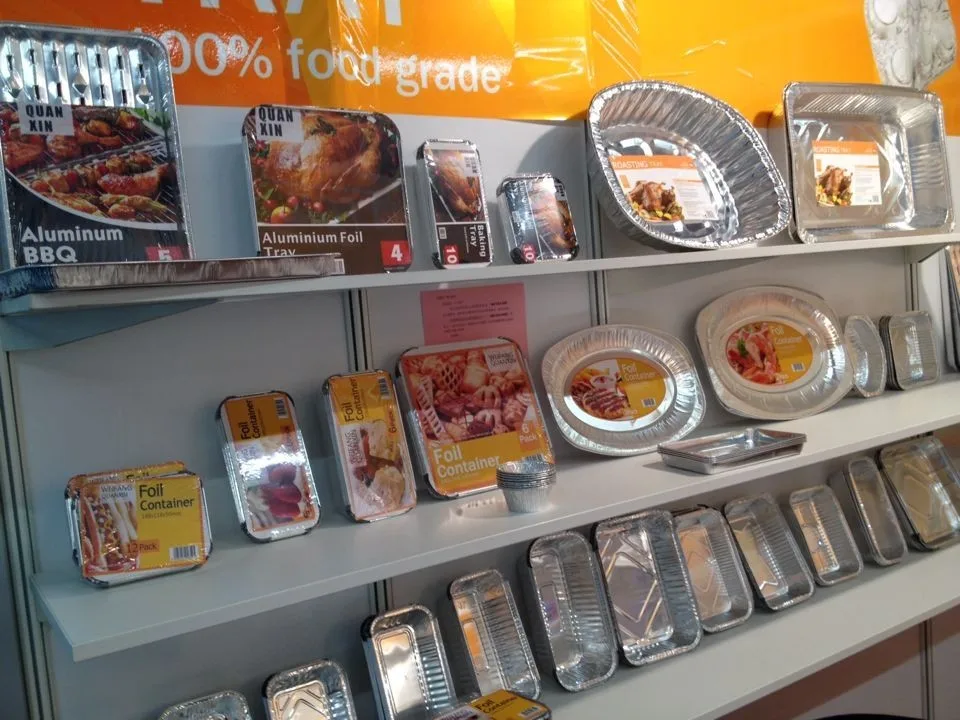 Full size shallow aluminum table pan