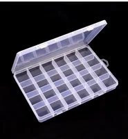 

24 cells nail storage box rhinestone jewelry container holder case manicure tool