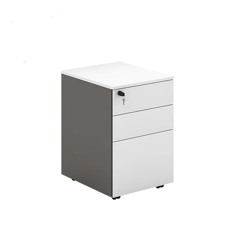 
China Modern Fireproof Wooden Storage Cabinet Office Equipment Lockable File Cabinet 