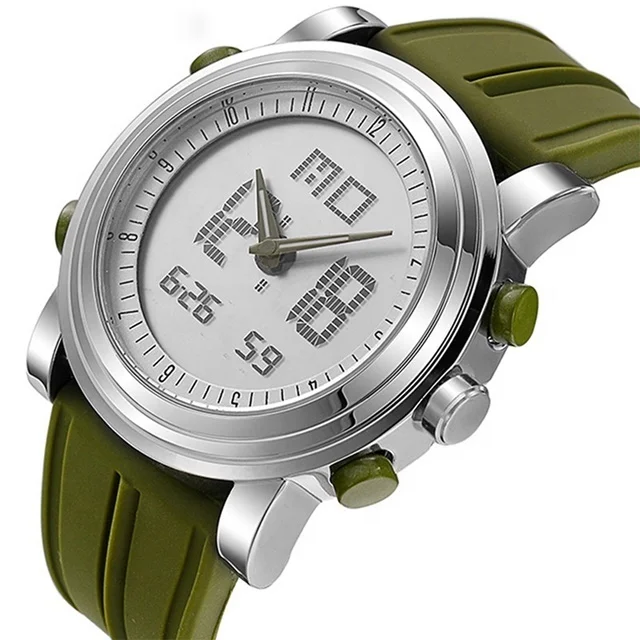 SINOBI 9368 Mens Digital Sports Chronograph Wrist Watch Jam Tangan
