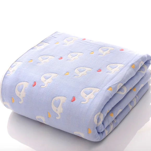 Allergyfree Quilted Cotton Baby Blanket Lightweight Warm Toddler Bed