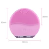 snail conch shell face use and plastic handle material facial cleansing brush for deep cleansing