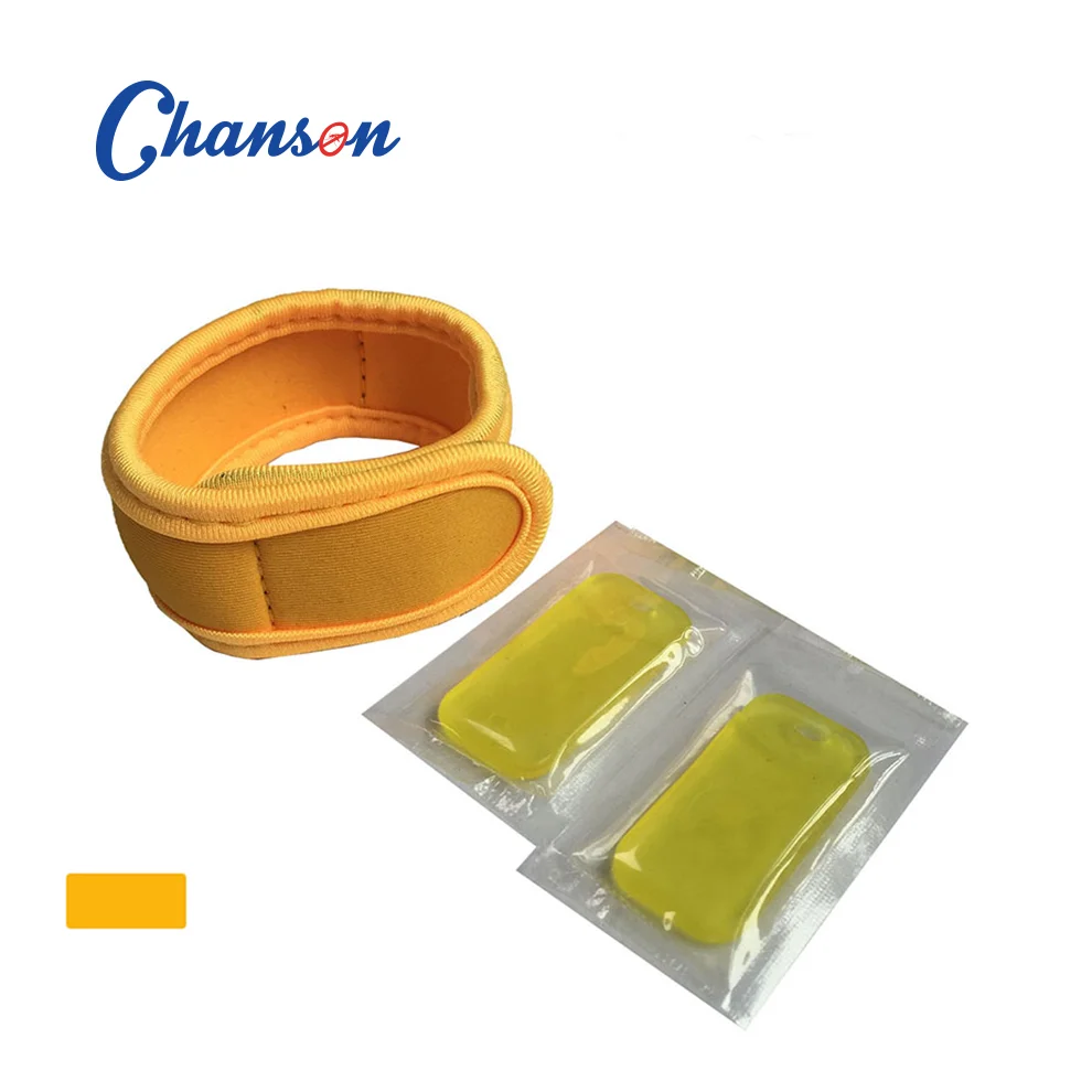Customized Neoprene Mosquito Repellent Wristband Rechargeable