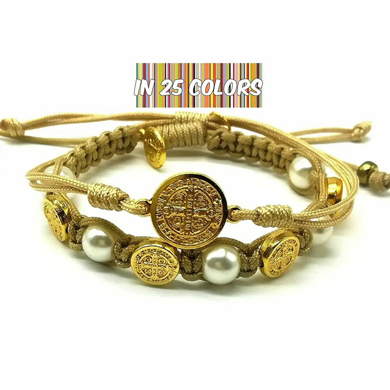 Christopher Gymnastics Charm On A 7 Inch Oval Eye Hook Bangle Bracelet St