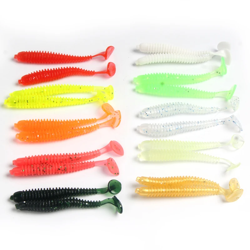 

Wholesale Pencil Bait Fishing Soft Plastic Lures Soft Bait, 10 colors