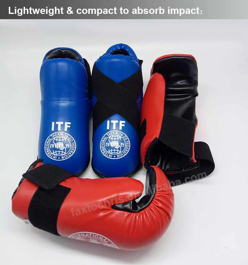 Details about   Top Ten Open Hand Superfight ITF Gloves Red open Palm Pointfighter Taekwondo 