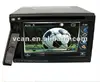 2 DIN in dash 6.2 inch car DVD player detachable panel