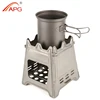 APG Folding Portable Camping Wood Burning Stove