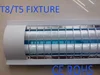 T8 fluorescent double tube fluorescent lighting fixture luminaire 2x18w with grid cover