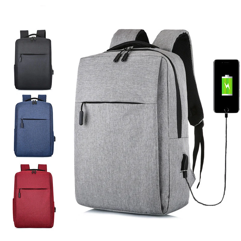 

2019 New Arrival OEM Custom Design Slim Waterproof Men Women Travel School Business Laptop Backpack With USB Charging Port, Deep blue, gray, black,red