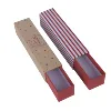 Fashion Design luxury custom rectangle cardboard pen packing chopsticks drawer box