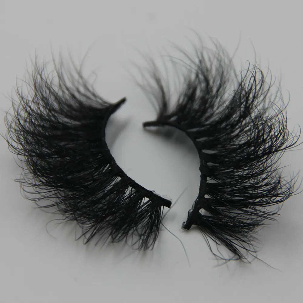 

Free 3D real mink luxury fashion false strip eyelash custom packing cheap wholesales and vendors in China, Natural black