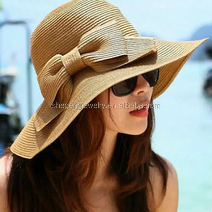 large floppy beach hat