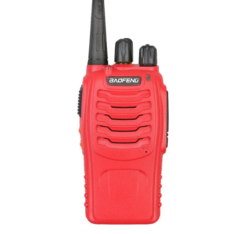

Walkie Talkie BaoFeng BF-888S Red Portable Handheld Transmitter 888S Baofeng Two Way Radio, Black