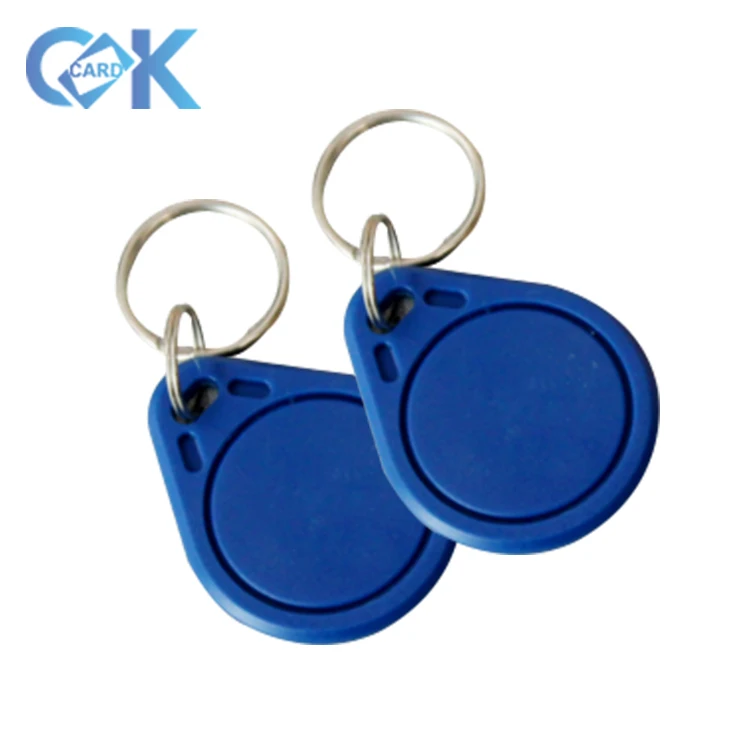Wholesale promotional RFID key chain plastic key tag