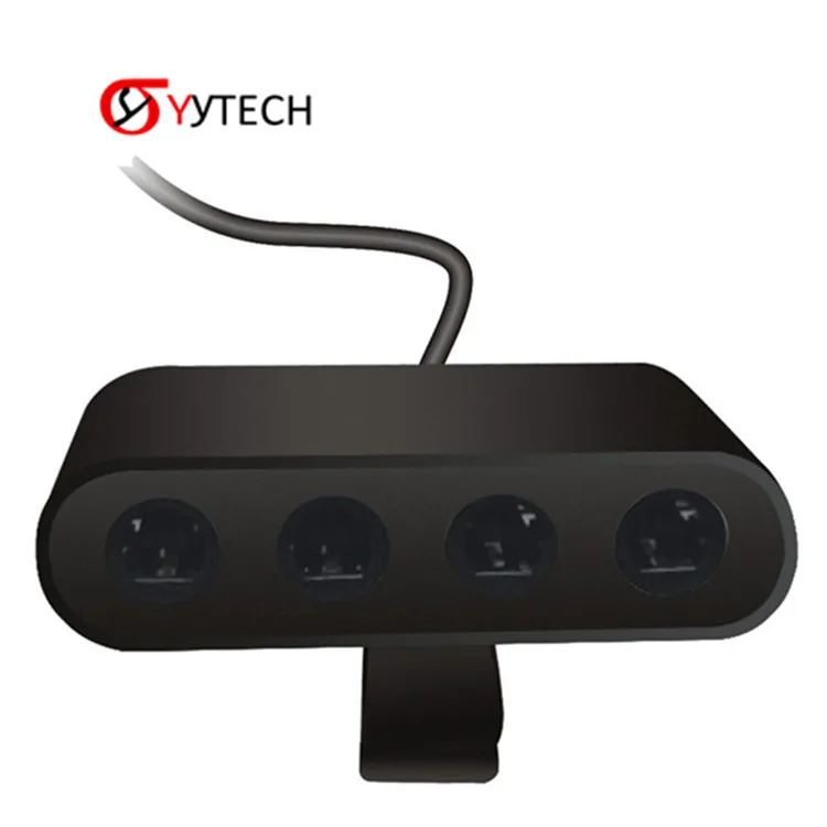 

SYYTECH For Nintendo Switch Adapter Game Controller Converter NGC to wii/wiiu/ PC, Black