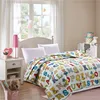 wholesale 100% Cotton cheap cartoon printed india kids child quilt bedding bed spread bedspread for twin bed