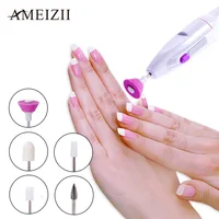 

AMEIZII 5Bits Electric Nail File Drill Pen Kit Nail Gel Electric Manicure Machine