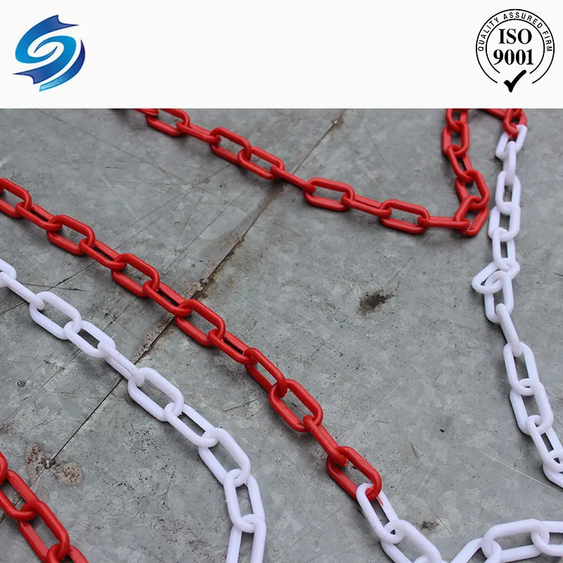 
High quality small yellow plastic link sprocket safety chain 