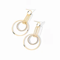

2019 Fashion Jewelry 925 Silver geometric Earrings Women